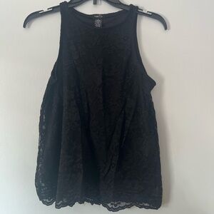Rue21 Black Lace Sleeveless Blouse